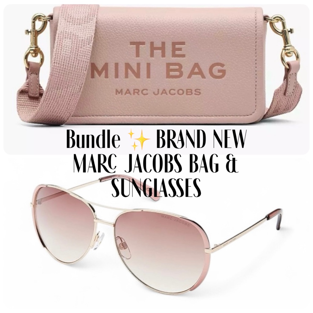 Bundle Brand New Marc Jacobs Bag Sunglasses Bundle Brand New Marc Jacobs Bag Sunglasses